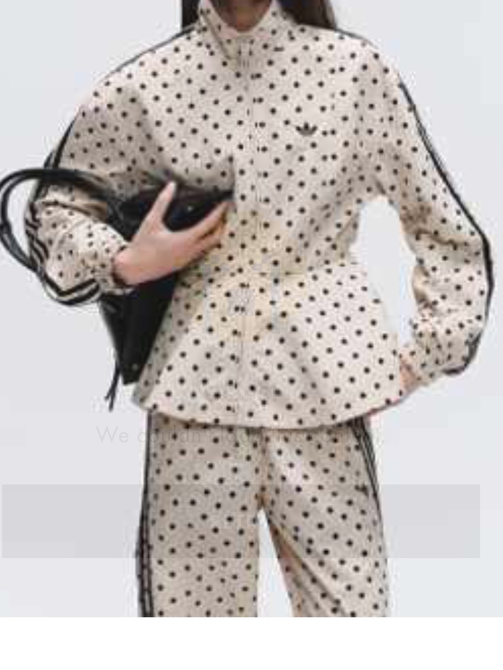 adidas Originals x ASOS polka dot jacket in stone - Picture 2 of 9